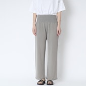 SAIFUKU/のびるニットパンツ ワイドタイプ　綿麻